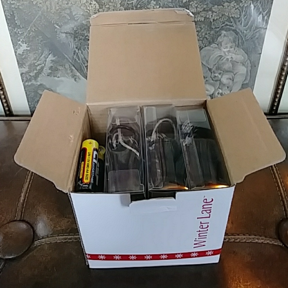 COPY - Winter Lane 3 Pack of 10" LED String Lights